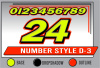 LAYERED NUMBER SET D-3